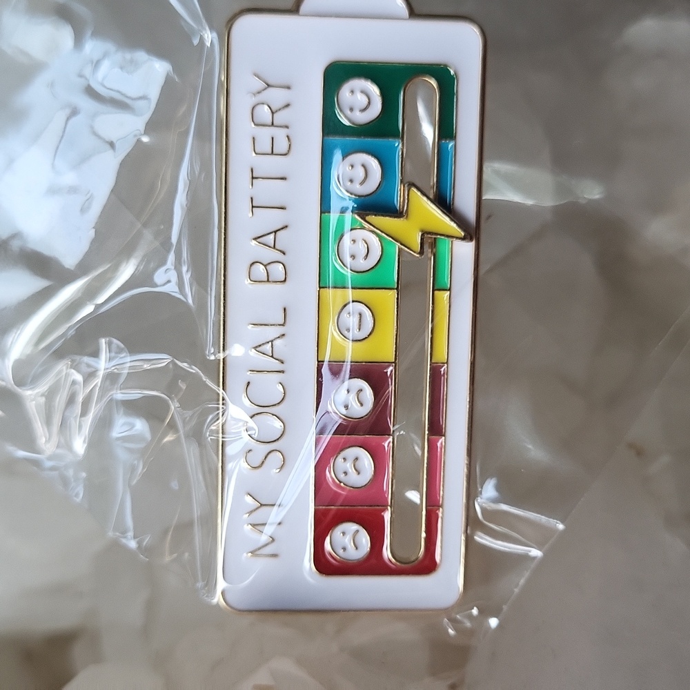 FOR @rlasica90 Bundle For Both Brand New My Social Battery Pin - Picture 2 of 7
